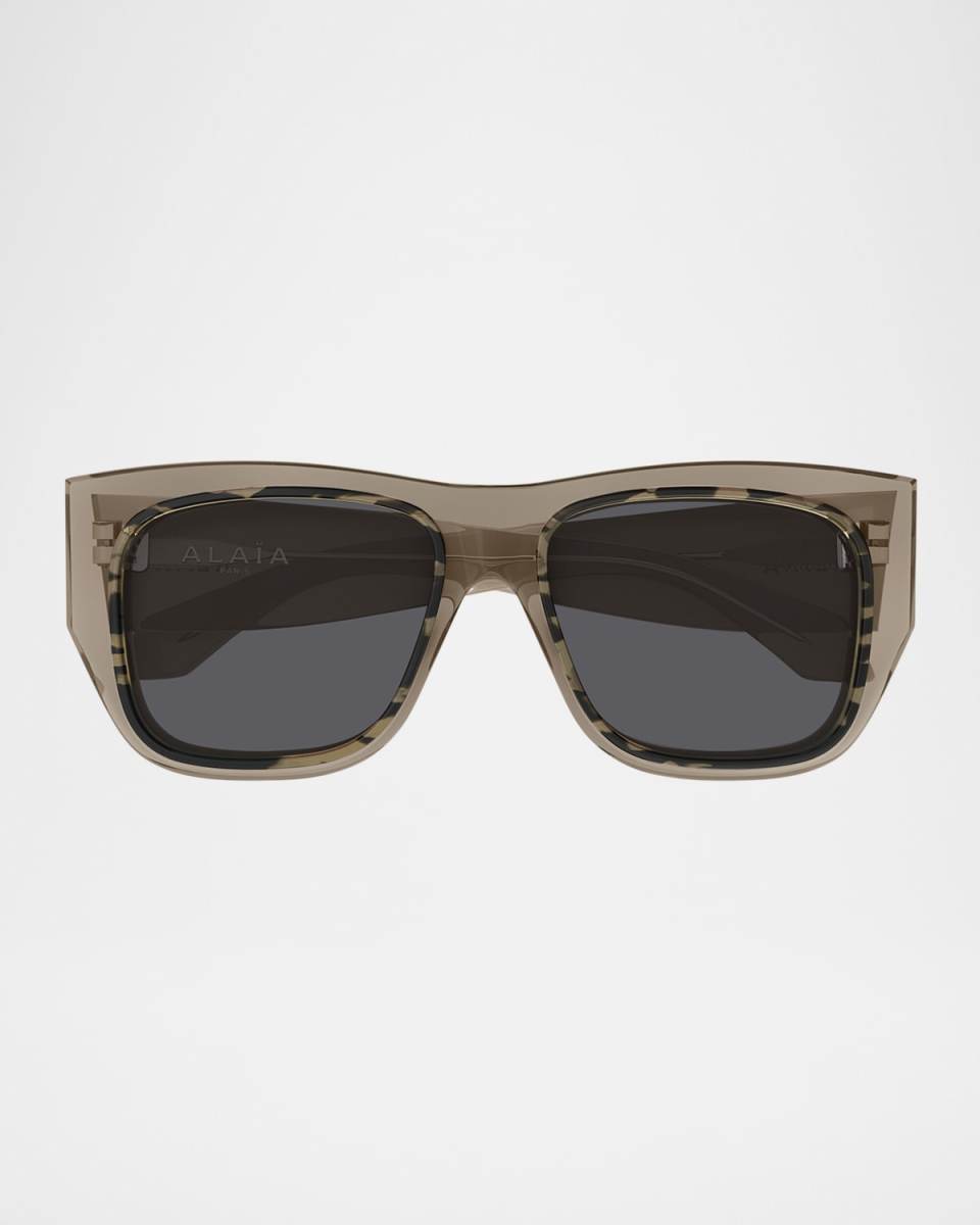 Rectangle Acetate Sunglasses